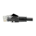 thumbnail image 3 of Tripp Lite Cat6 GbE Snagless Molded Patch Cable UTP Black RJ45 M/M 6in, 3 of 4