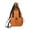 Orange, variant on Crossbody Slings Bag for Men Women,Small Slings Backpack Shoulder Bag Handbag Trendy Chest Daypack with Zipper Strap