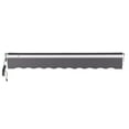 thumbnail image 5 of Awntech 18 Ft Maui Left Motorized Heavy Duty Patio Retractable Awning (216in x 9.25in x 120in), Gunmetal, 5 of 8