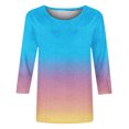 thumbnail image 5 of Tops For Women Trendy Sevevn Women Fashionable And Comfortable Casual T-Shirt Loose And Elastic Non Positioning Printing, 5 of 5