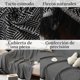 thumbnail image 2 of Funda de Sofá Reversible Chenilla Antideslizante Protector de Muebles para Sofá Fundas para Sofa Protector Cover Añade Estilo y Comodidad a Tu Salón (Negro), 2 of 4