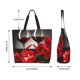 thumbnail image 5 of Easygdp Red Wine Rose Bolsas Tote para Mujer, Bolsos de Hombro para Viaje, Bolsos de Mano de Gran Capacidad para Compras y Trabajo, 5 of 8