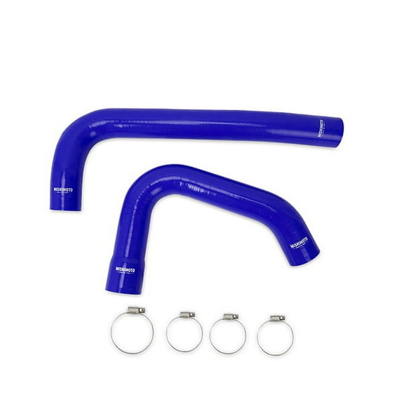 Mishimoto MMHOSE-RAM-15BL Silicone Radiator Hose Kit Compatible With Dodge Ram Cummins 6.7 2015-2018 Blue