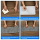 thumbnail image 4 of Antideslizantes Escaleras Escalones 10 Paquetes 8"x30" Resbalantes Resistentes Interior Corredor Alfombra Estera para Interior Madera Escaleras, Gris Unique Bargains peldaños de escalera, 4 of 6