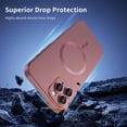 thumbnail image 3 of for iPhone 11 Pro Max Case, Compatible with MagSafe, Matte Luxury Soft Metallic Luster for Women Girls with Full Camera Lens Protection Shockproof Slim Phone Case, Pink, 3 of 14