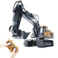 thumbnail image 1 of Vehículo de ingeniería con control remoto inalámbrico de 2,4 g para niños, juguete multifuncional sobre orugas, excavadora, camión volquete, 1 of 3