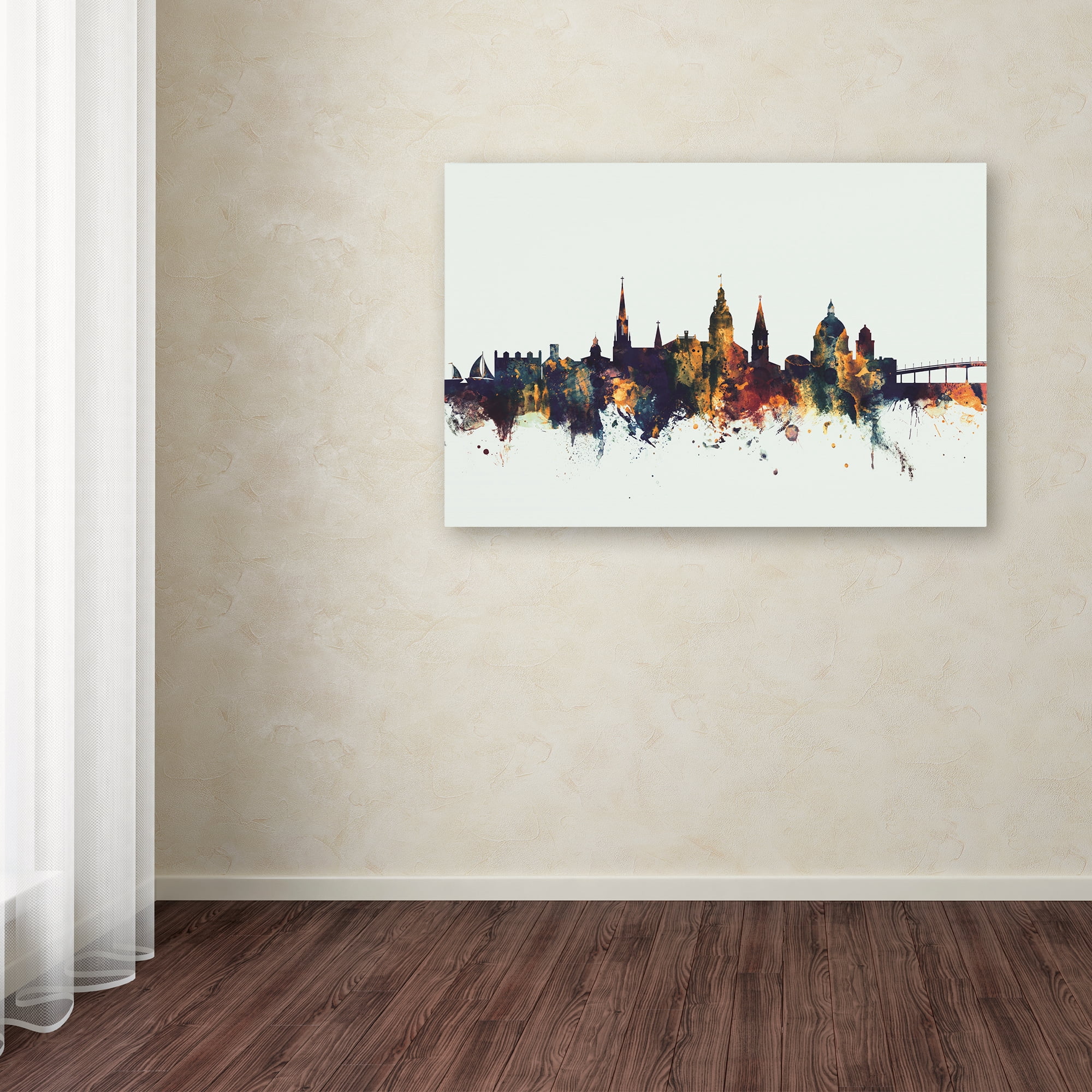 Trademark Fine Art 'Annapolis Maryland Skyline V' Canvas Art by Michael Tompsett