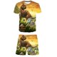 thumbnail image 1 of Moda niños niñas verano Jurassic World Dominion conjuntos de ropa niños camisetas pantalones cortos ropa trajes niños 1-14 Y Outfits13T Gao Jinjia LED, 1 of 2