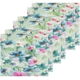 thumbnail image 3 of GZHJMY Flowers Watercolor Face Wash Towel Cotton Towel Soft Cleansing Hand Towel Reusable 12 * 12in, 3 of 7