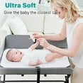 thumbnail image 3 of Changing Pad Liners 3 Pack, Waterproof Bamboo Cotton Blend, Soft Absorbent Reusable Liner for Baby Changing Table,White Rectangular, 3 of 9