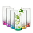 thumbnail image 4 of JoyJolt Hue Colored Highball Drinking Glasses - 13 oz - Set of 6, 4 of 25
