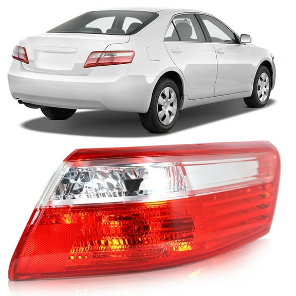 ALL-CARB 1-Pack Right Outer Piece Rear Tail Light Brake Lamp Replacement for 2007 2008 2009 Toyota Camry Passenger Side