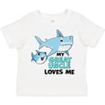 thumbnail image 3 of Inktastic My Great Uncle Loves Me with Cute Sharks Boys or Girls Toddler T-Shirt, 3 of 5