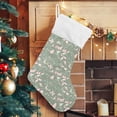 thumbnail image 5 of Coolnut 2PCS Christmas Stocking Colorful Flowers Xmas Stockings Decoration for Family Holiday Party Ornaments Decor Fireplace, 17.7 x 12 Inch, 5 of 7