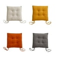 thumbnail image 4 of Cojín para silla Injueey cuadrado de cuerda fija Decorativo Gris claro 45*45cm, 4 of 6