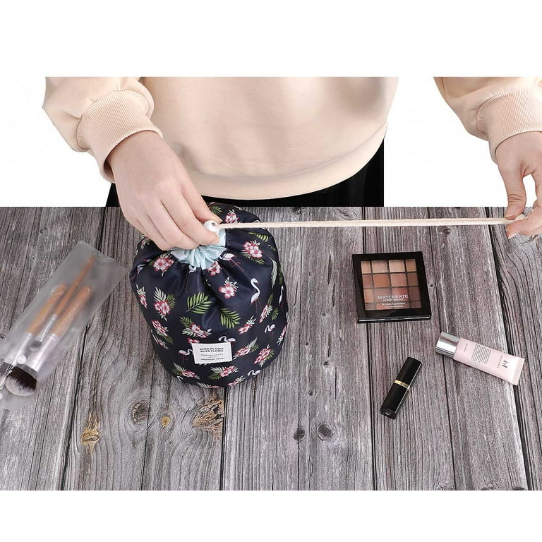 Bucket cosmetic bag deals