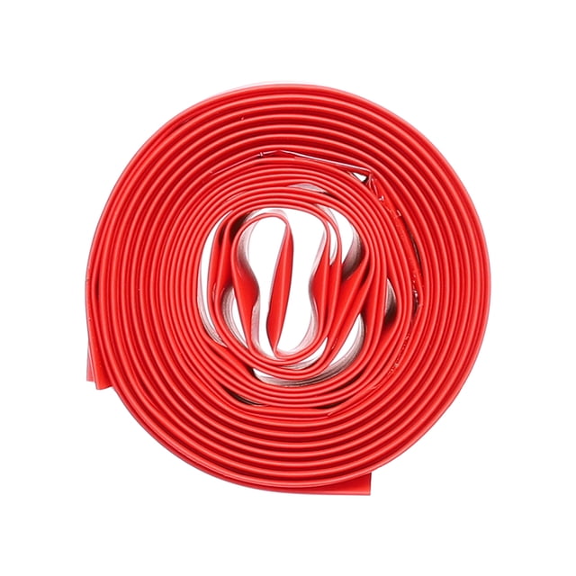 Unique Bargains Heat Shrink Tubing 1-inch(25mm) 2:1 Heat Shrink Tube Wire Wrap 10ft Red