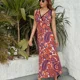 thumbnail image 5 of Vestido Paisley Game Day Vestido sin mangas de mármol blanco de Florida Vestido de noche para mujer de lujo, 5 of 7