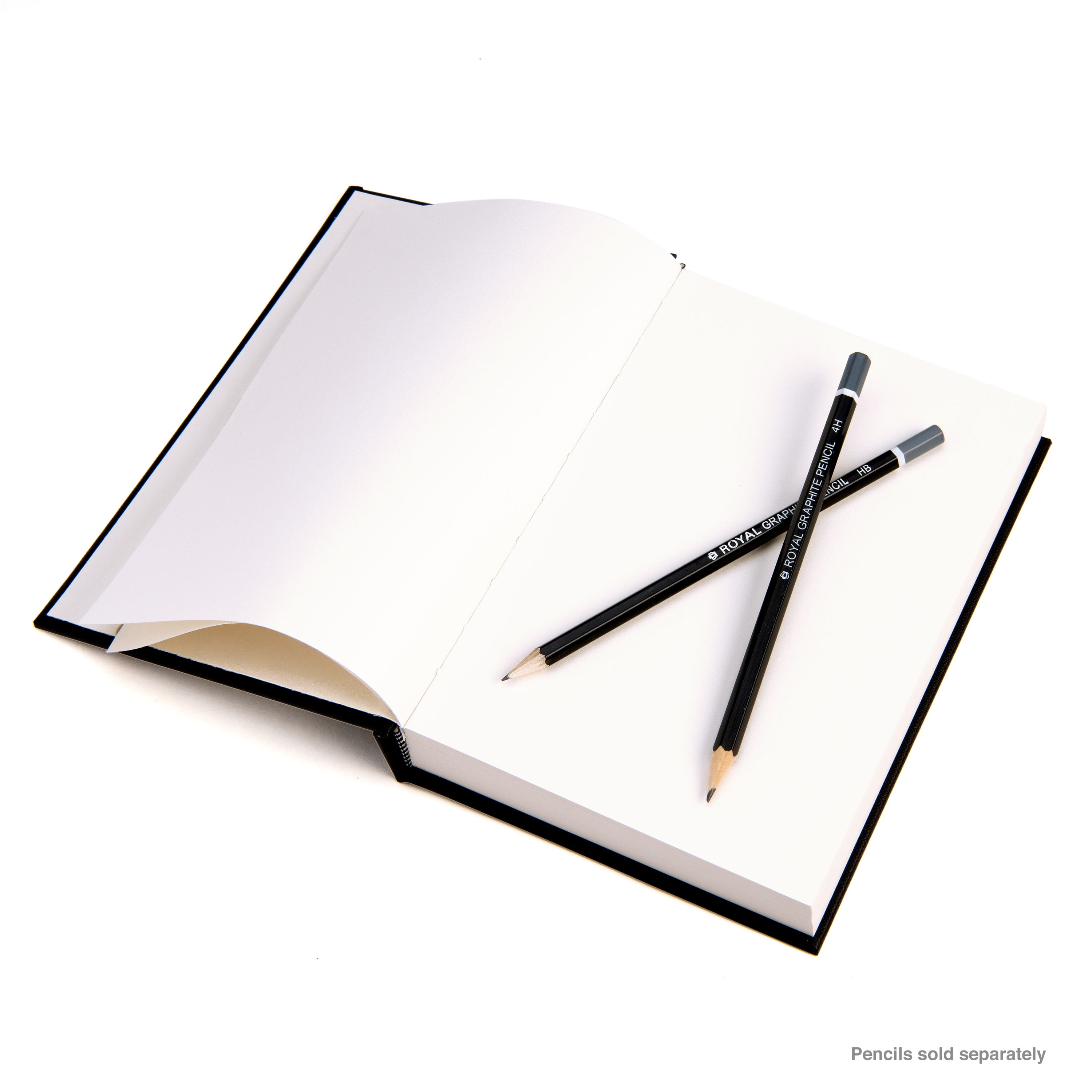 Royal & Langnickel Essentials - 3 Pack 8.5 x 11 Hardbound Drawing Sketch  Book - 110 Sheets, 65lb. Paper