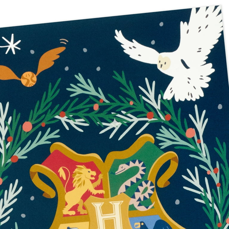 Hallmark Harry Potter Christmas Cards Hogwarts Crest Pack of 18