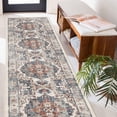 thumbnail image 3 of Hallway Washable Runner Rug - 2'6x14 Kitchen Rugs Entryway Vintage Soft Floor Mat Non Slip Indoor Farmhouse Carpet For Bathroom Living Room Bedroom (2'6''x14'  Brick), 3 of 7