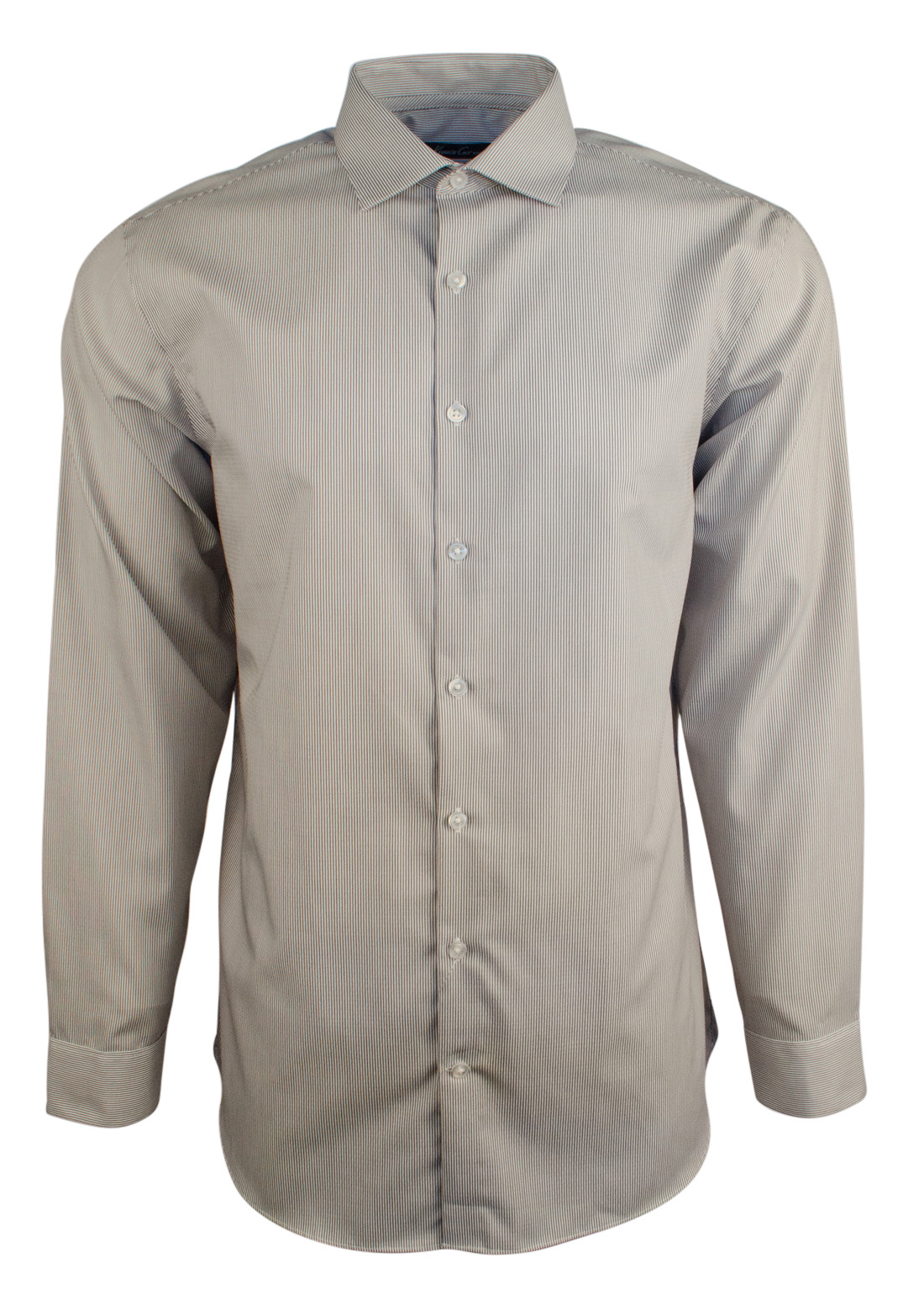 Kenneth Cole New York Mens Dress Shirt Regular Fit Stripe Dress Shirt