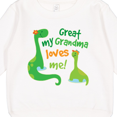 thumbnail image 3 of Inktastic My Great Grandma Loves Me Toddler Sweatshirt, 3 of 4