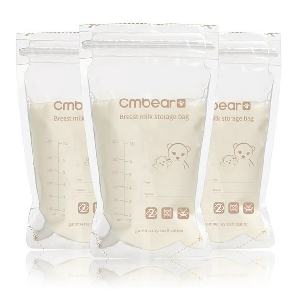 Juego de bolsas de almacenamiento de leche materna Bolsa de almacenamiento de leche materna para el hogar Bolsa de almacenamiento de leche materna Suministros de alimentación para