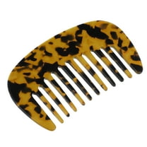 Vocoste Hair Comb Wide Tooth Hair Care Anti-Static Pocket Size Comb for Thick Curly Hair Detangling Comb Brown