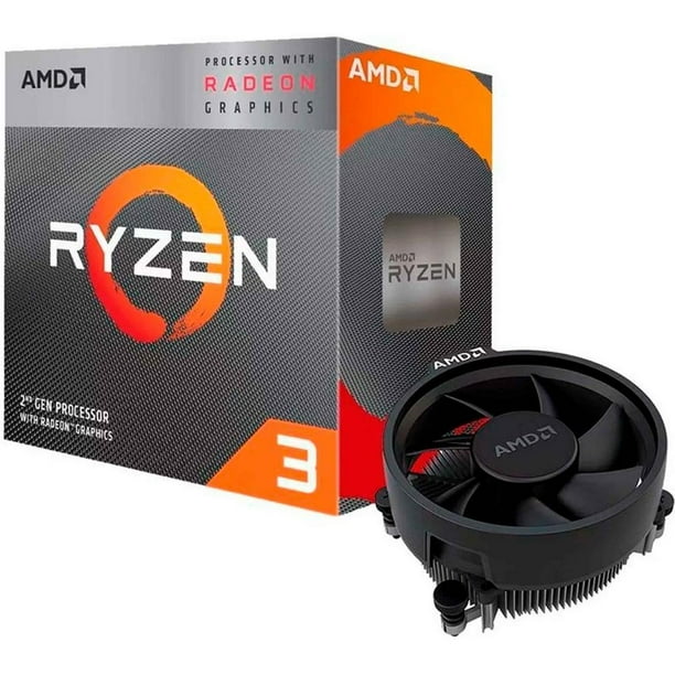 Procesador AMD Ryzen 3200G, GHz hasta GHz con gráficos