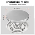 thumbnail image 5 of Portable 27 Inch Fire Pit Screen Lid, Heavy Duty Steel Mesh Cover with Handles for Camping, Backyard, Patio Wood Fire Pits, 5 of 7