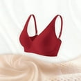 thumbnail image 4 of iHPH7 Seamless Push Up Bras for Women Sports Bras Wireless Bras Push Up Bra Padded Bralette Soft Wireless Bralette Bras for Women No Underwire Seamless T-shirt Bras Red L, 4 of 6