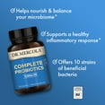 thumbnail image 3 of Dr. Mercola Complete Probiotics - 70 Billion CFU - Supports Immune, Digestive & Gut Health - Features 10 Strains - Shelf Stable - GMO-Free, Gluten-Free & Soy-Free - 30 Capsules (30 Servings), 3 of 7