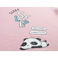 thumbnail image 7 of Beezizac Big Girls 2-Piece Top & Pants Cat/Panda Pajama Sets, Size 12-18, 7 of 7
