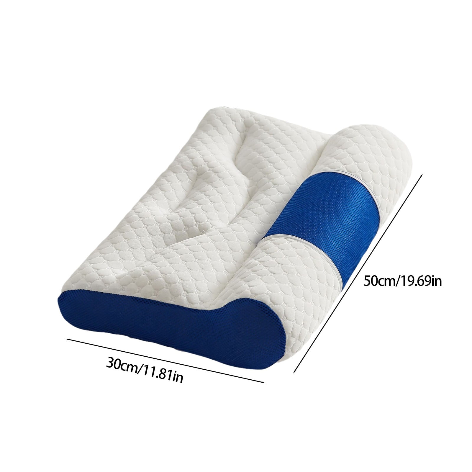 Byujiro Cervical Pillow for Neck Pain Relief Foam Pillow Neck Pillow for Sleeping Sides Sleeper Pillows for Adults Ergonomic Pillow for Side