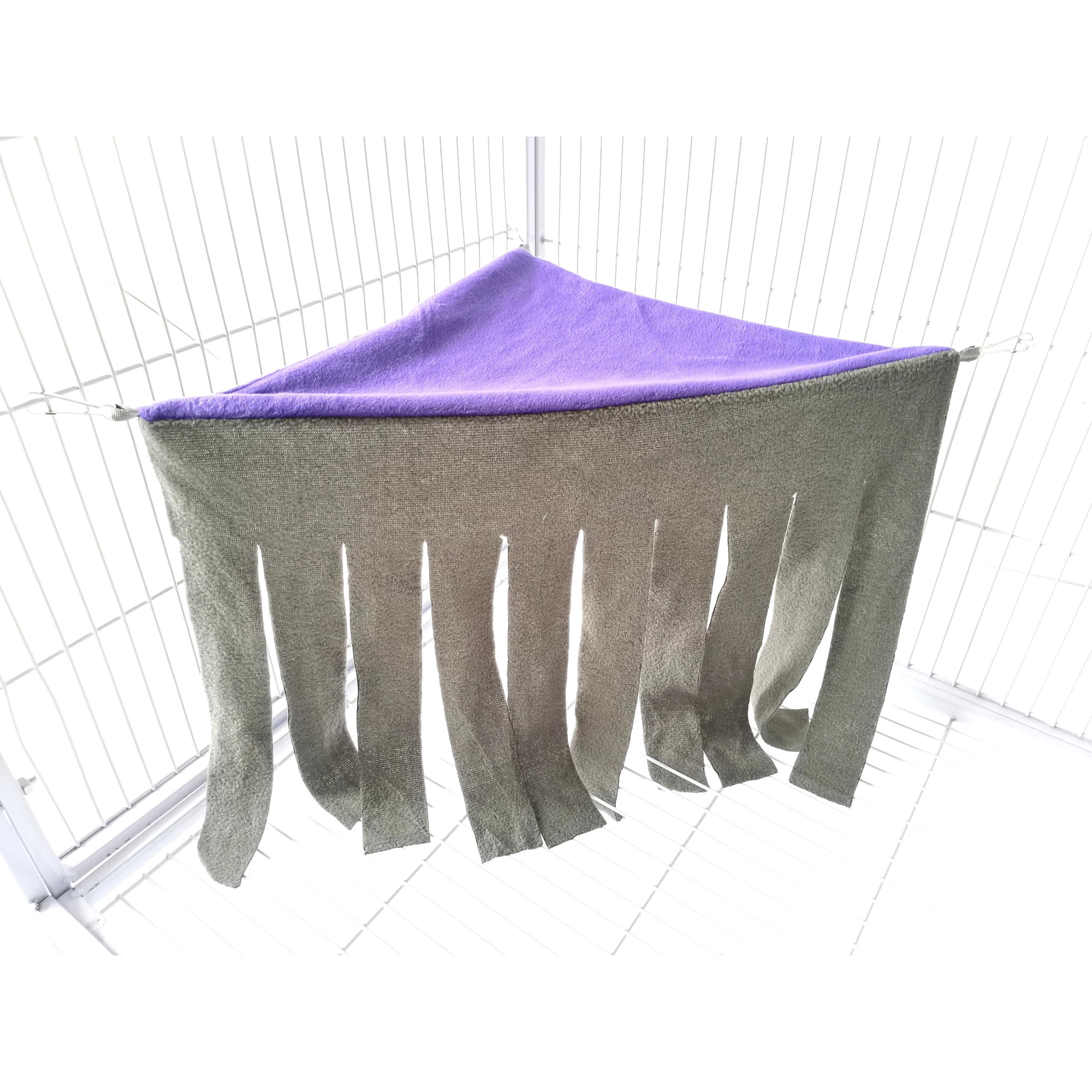Guinea Pig Corner Hideout Small Animals Fleece Hideaway Cage Accessories for Rat, Chinchilla, Guinea Pig, Ferret
