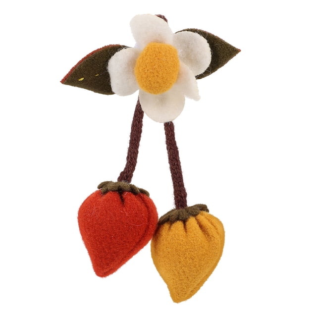 KAKOWELY Colgante Decorativo Con De Fresa Tejida Multicolor Para Y Llaveros
