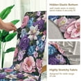 thumbnail image 5 of Yayeee 4 Pack Dining Chair Covers Stretch Parson Chairs Slipcovers Seat Protector, Pink and Purple Flowers, 5 of 6