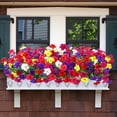 thumbnail image 6 of Waipfaru Artificial Flowers for Outdoors Fake Plants Outside Decoration, 24 Bundles UV Resistant Silk Morning Glory,Realistic Faux Flowers for Planter Porch Patio Yard Decor, 6 of 7