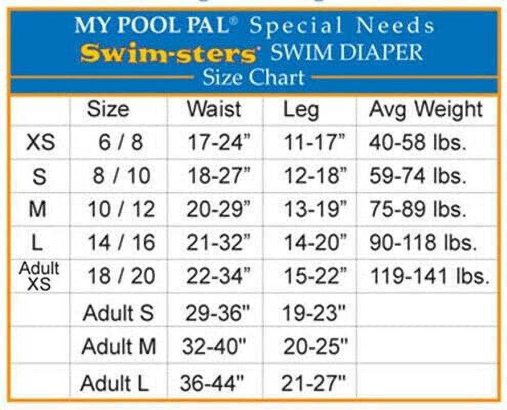 Child, Youth, & Special Need My Pool Pal Swimsters Resuable Swim Diaper (L-14/16, Lime Green) L-14/16 Lime Green