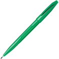 thumbnail image 4 of Bolígrafo Pentel Sign Pen con punta de fibra y tinta verde, paquete de 12, 4 of 7