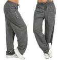 thumbnail image 2 of njshnmn Tracksuit Bottoms Trousers Slacks Gym Jogging Sweat Pants Women's Pants, Dark Gray, S, 2 of 5
