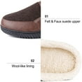 thumbnail image 6 of RockDove Men's Colton Sherpa Lined Clog Slipper, 6 of 7