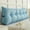 Lake Blue, variant on Large Wedge Pillow Headboard | Breathable Soft Triangular Backrest Cushion | Detachable Cover for Sitting, Sleeping & Reading | Multiple Colors for Bed & Sofa Use