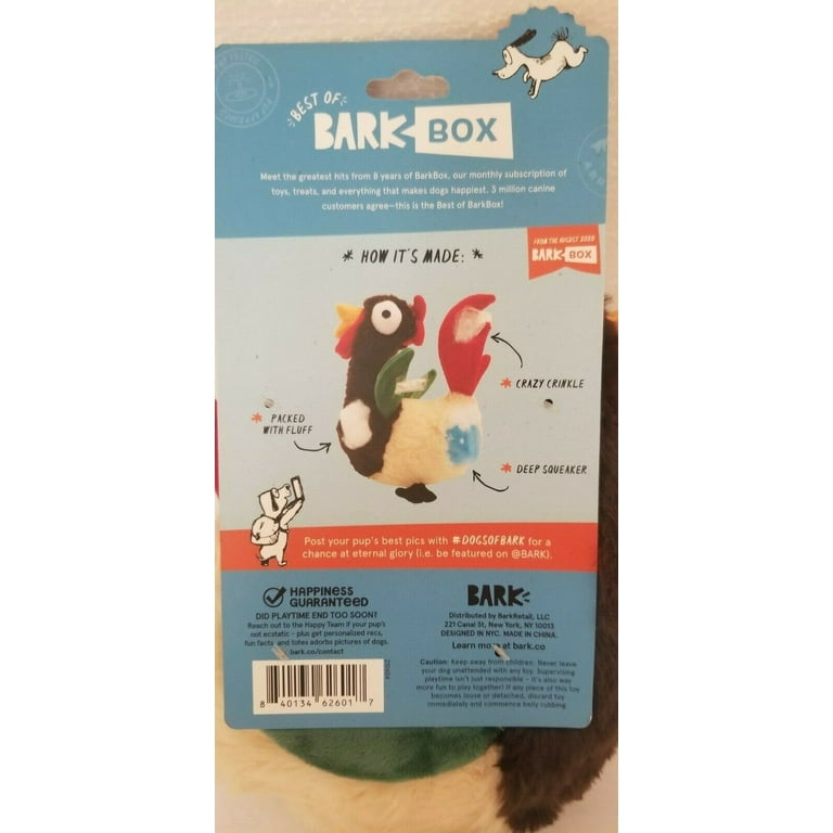 BARK Cock-a-Doodle-Chew Dog Toy - Walmart.com