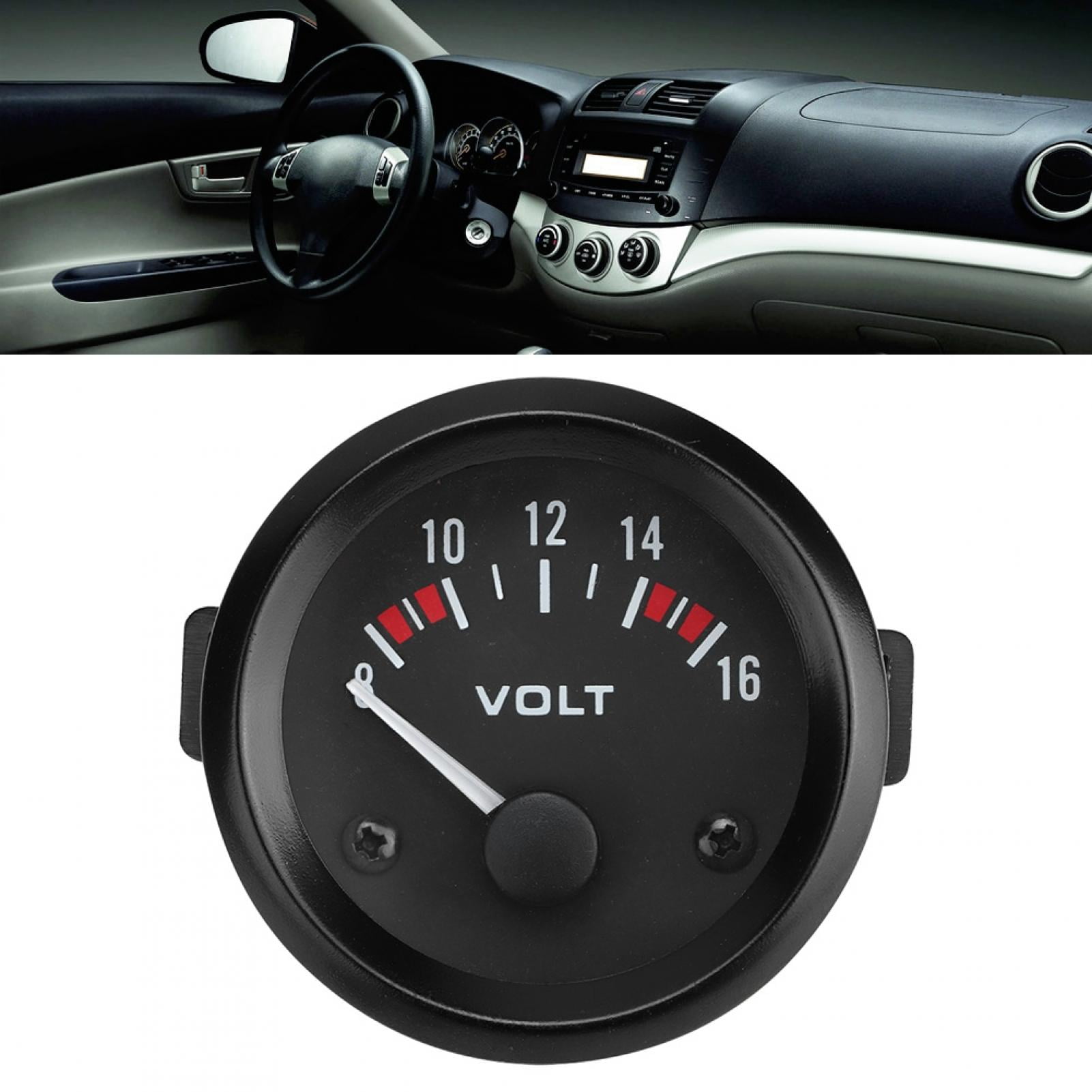 Tester Car Universal 12V Voltmeter 52mm/2in Voltage Meter Gauge 816V