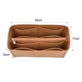thumbnail image 6 of Tote Bag Insert Organizer Felt Insert with Multiple Pockets Makeup Phones Keys Organizer Protector for Tote Bag Interior Use, 6 of 8