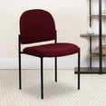 thumbnail image 2 of Scranton & Co Side Stacking Chair in Black and Burgundy, 2 of 8