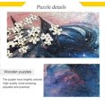 thumbnail image 2 of FREEAMG Drawing Galaxy Unicorn Puzzle 500 Pieces - Wooden Jigsaw Puzzles for Family Games - Suitable for Teenagers and Adults, 20.5"x14.9", 2 of 7