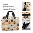 thumbnail image 4 of FORMRS 16" Laptop Bag Carrying Sleeve Case with Handle Travel Shoulder Briefcase, Beige Halloween Pumpkin, 4 of 8